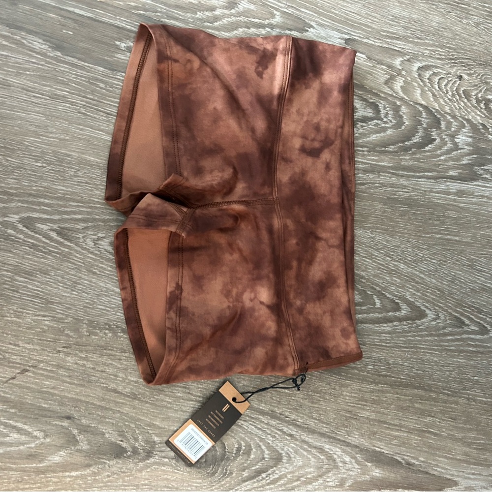 Brown Tie-Dye Shorts nobull